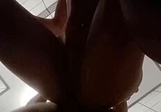 Oh wow, my half-brother devoured my pussy lips in the bathroom while our parents were away!