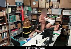 What happens when step mom and daughter get caught by security?