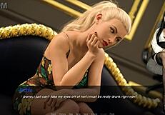 kate 34, he couldn't resist undressing this sexy blonde in cosplay striptease