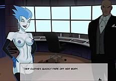 Livewire in Catsuit Sucks Cock in DC Comics Cosplay