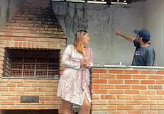 i tricked the bricklayer into the bathroom to check the toilet and we got intimate