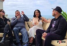 Evita Love strips and dances wildly in uncensored interview!