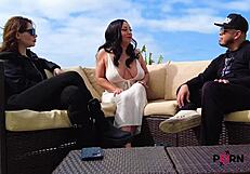 Evita Love strips and dances wildly in uncensored interview!