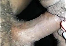 Horny Black Couple's Closeup POV Vaginal Sex