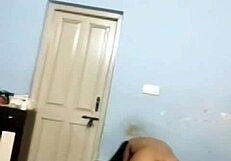 Kannada couple rides thick cock with hot ass