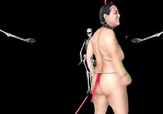 Watch Agarabas and Olpr in a Halloween fucking dance outdoors