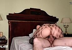 riding that dirty latina with big tits and ass in cowgirl position feeling so intense