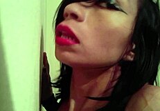 Rebecca Velfie Dances Striptease Rips Clothes Masturbates With Toys