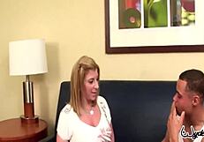 mature sara jay takes big clit creampie from monster cock