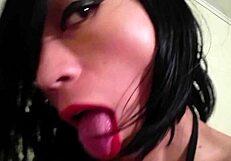 Rebecca Velfie Dances Striptease Rips Clothes Masturbates With Toys