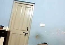 Kannada couple rides thick cock with hot ass