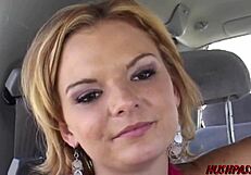 Daisy convinces cassie for muff diving afternoon with strapon!