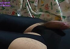 Amateur in Costumes Tries First Time Masturbation with Dildo Solo