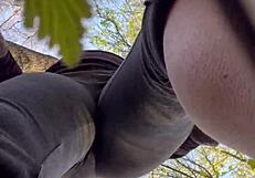 my kinky easter with humiliation and bdsm orgasms in forest