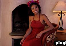 I’m obsessed with milf Angel Constance baring her hot body naked outdoors.