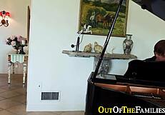 watching my real stepsis take jizz in her mouth. that ebony handjob was unreal.