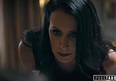 pure taboo stepmom forces bratty teen to serve dinner naked