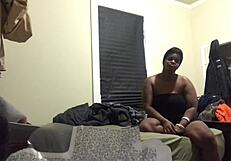 Religious Muslim Whore Worships Big Ass with Blowjob