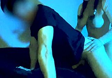 My busty girlfriend dominates me with doggystyle pegging in amateur play