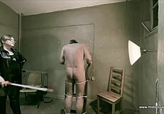 Mistress April Humiliates Bound Slave In Cock Clinic