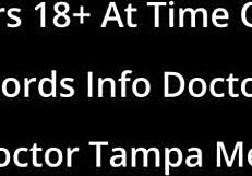 dr tampa checks brooklyn rossi's tight shaved slit