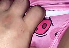 Stepfather Gets Horny With Pajamas And Cums On Bed