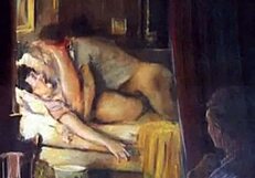 Vintage drawings featuring erotic and hairy themes from antique collections