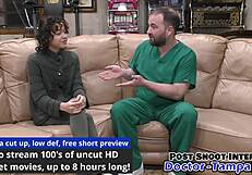 dr tampa checks brooklyn rossi's tight shaved slit