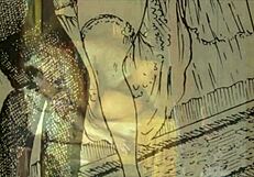 Vintage drawings featuring erotic and hairy themes from antique collections