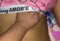 Stepfather Gets Horny With Pajamas And Cums On Bed