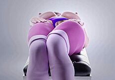 apocalust 35 shows curvy babe with big tits riding monster cock in sexy outfit