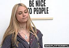 Sarah Vandella caught stealing and got fucked hard in the shop 😏