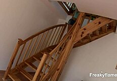 Amateur Young Girl Gets Facial Cumshot After Anal Blowjob