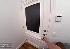 Brazilian shemale courier anal.