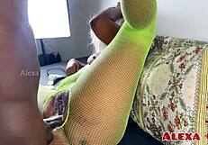 young ebony gets pounded hard