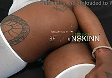 Toxic brownskinn fucks nudist gawd with big black cock on beach