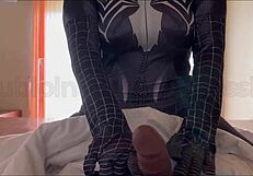 Spidy Chubipinay69 Saves the Day with Huge Curves. Wet Action in Bathroom Scene!