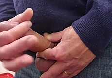 Sudden Urge Hits, Jerking Off in Public Hospital Setting