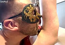 Sweaty Armpit Licking Full Clip with Femdom Humiliation in Cage