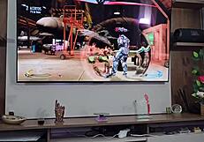 Latina takes big cock creampie during video game