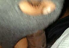 i enjoy a sloppy blowjob on the patio with a big black cock