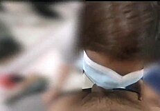 damn, risky filipina sucks and bangs in public fitting room