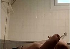 Bound Housewife Endures Humiliation And Belt Whippings In This Exhibitionist Maledom Session.