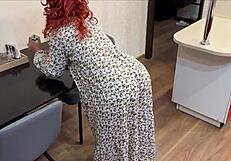 Mature stepmom enjoys anal sex with big ass and cock