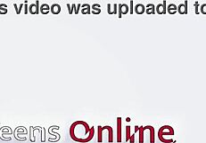 Why does this British 18-year-old blonde get creampied by her boyfriend so fast?