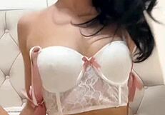 Horny British Girl Engages in Solo Toy Play with Squirting and POV Webcam Action