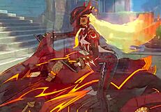 Mavuika Sucking Cock in Jean’s Office - Genshin Impact Fantasy