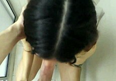 Hot stepsister teases her stepbrother with those small perfect tits