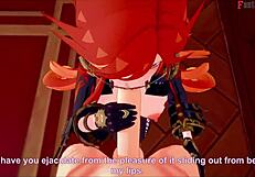 Mavuika Sucking Cock in Jean’s Office - Genshin Impact Fantasy