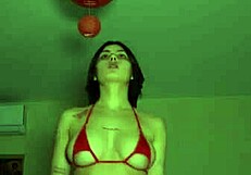 Pretty Beautiful Girl Tries on New Sexy Bikinis in Homemade Softcore Solo